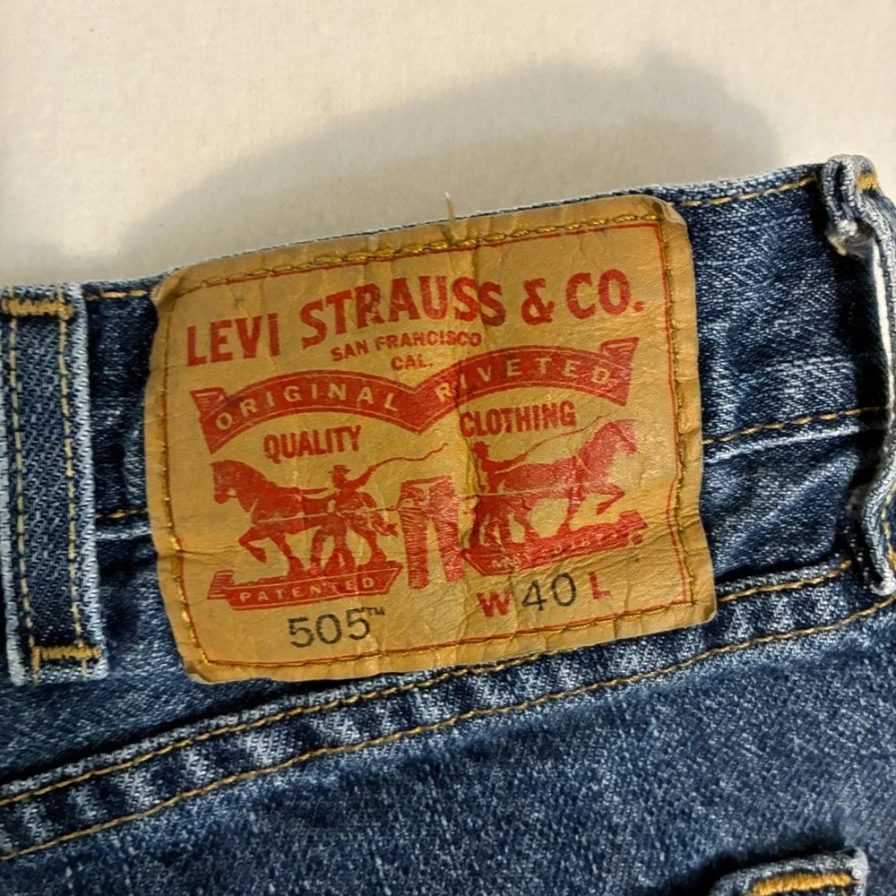 Levis‎ 505 Denim Jorts Shorts Mens Size 40 11